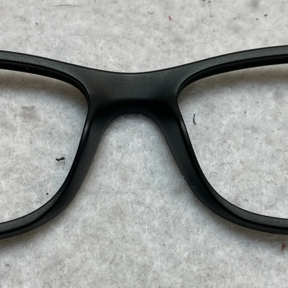 Ray-Ban RB 1549 3652 Eyeglasses Kids Black Red  Rectangle Frames 48-16-125